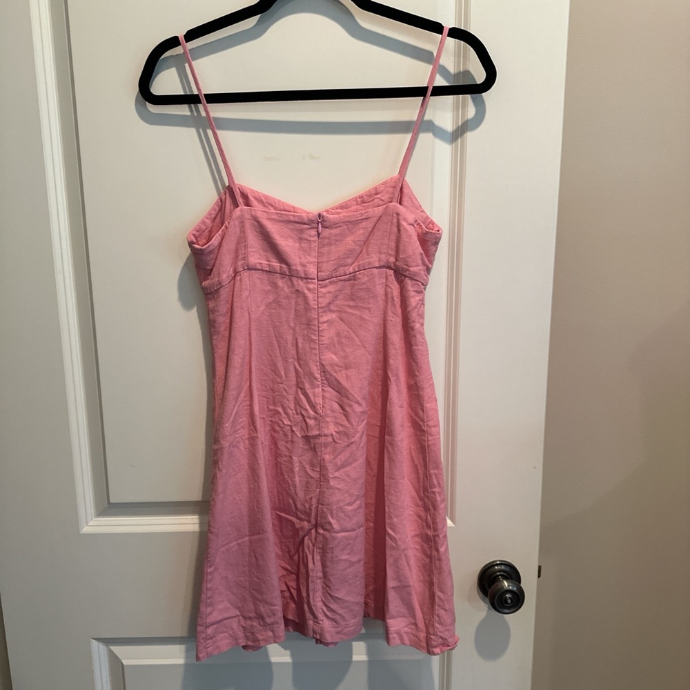 Zara Linen Pink mini dress